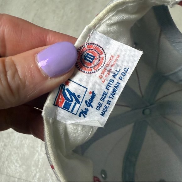 Vintage UNLV Runnin' Rebels hat pinstripe snapback cap 90's - Picture 8 of 8